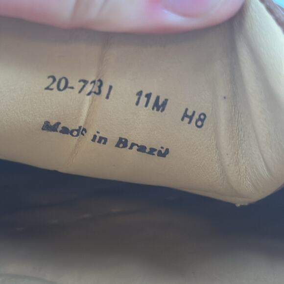 Johnston & Murphy Sheepskin leather lace up loafers - Picture 6 of 8